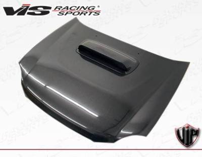 VIS Racing - Carbon Fiber Hood STI Style for Subaru WRX 4DR 2002-2003 - Image 2