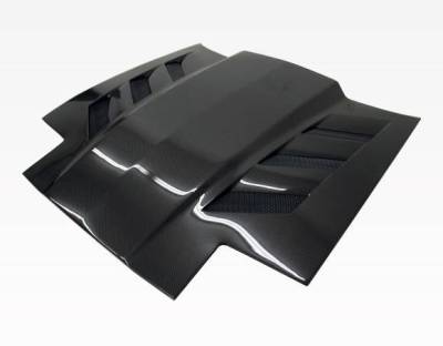 VIS Racing - Carbon Fiber Hood AMS Style for Toyota Supra 2DR 1986-1992 - Image 1