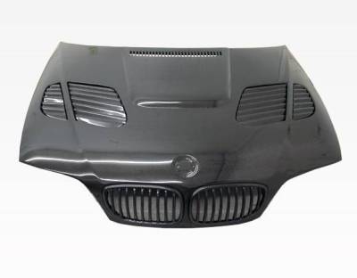 VIS Racing - Carbon Fiber Hood GTR Style for BMW 3 SERIES(E46) 2DR 2004-2005 - Image 3