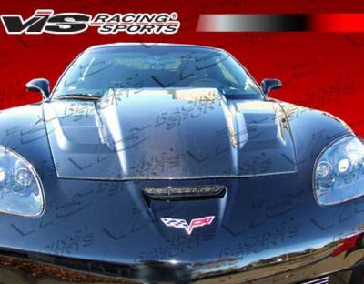 VIS Racing - Carbon Fiber Hood SCV Style for Chevrolet Corvette 2DR 2005-2013 - Image 2