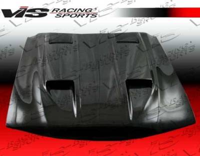 VIS Racing - Carbon Fiber Hood Mach 5 Style for Ford MUSTANG 2DR 1994-1998 - Image 3