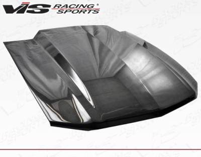 Carbon Fiber Hood Cowl Induction Style for Ford MUSTANG 2DR 2010-2012