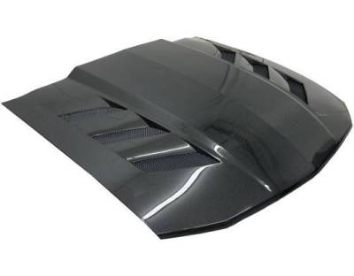 Carbon Fiber Hood AMS Style for Ford MUSTANG 2DR 2005-2009