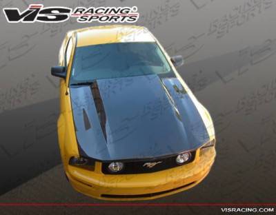 VIS Racing - Carbon Fiber Hood Cowl Induction Style for Ford MUSTANG 2DR 2005-2009 - Image 3