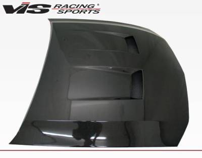 VIS Racing - Carbon Fiber Hood Heat Extractor Style for Ford MUSTANG 2DR 2005-2009 - Image 3