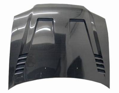 VIS Racing - Carbon Fiber Hood Cyber Style for Honda Civic 2DR 1992-1995 - Image 3