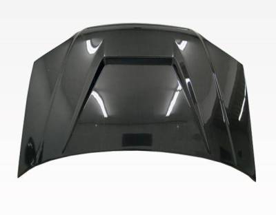 VIS Racing - Carbon Fiber Hood Invader Style for Honda Civic 2DR & 4DR 2001-2003 - Image 3