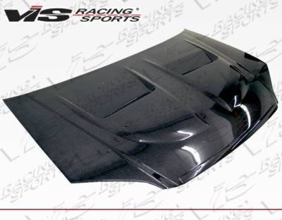 VIS Racing - Carbon Fiber Hood Xtreme GT Style for Honda Civic 2DR & 4DR 2001-2003 - Image 3