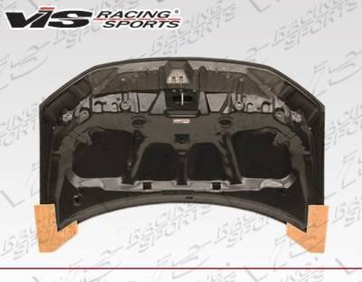 VIS Racing - Carbon Fiber Hood OEM Style for Honda Civic 4DR 2012-2012 - Image 4