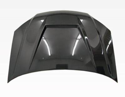 VIS Racing - Carbon Fiber Hood Invader Style for Honda Civic 2DR & 4DR 2004-2005 - Image 3