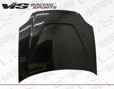 VIS Racing - Carbon Fiber Hood JS Style for Honda Civic 2DR & 4DR 1999-2000 - Image 3