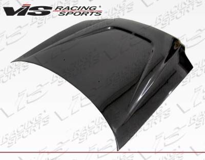 VIS Racing - Carbon Fiber Hood JS Style for Honda Civic 2DR & 4DR 1999-2000 - Image 4