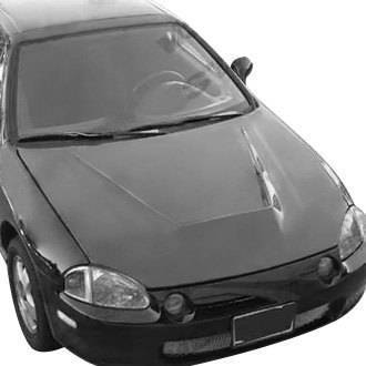 VIS Racing - Carbon Fiber Hood Invader Style for Honda CRX Hatchback 1988-1991 - Image 3