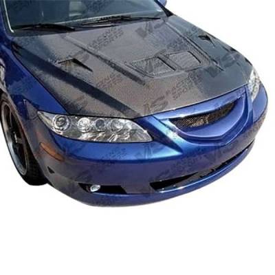 Carbon Fiber Hood EVO Style for Mazda 6 4DR 2003-2008