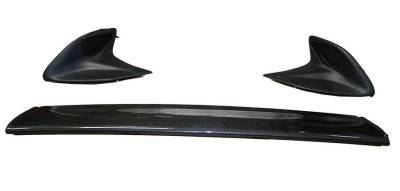 VIS Racing - Carbon Fiber Center Deck Spoiler OEM Style for Mazda RX7 1993-1999 - Image 2