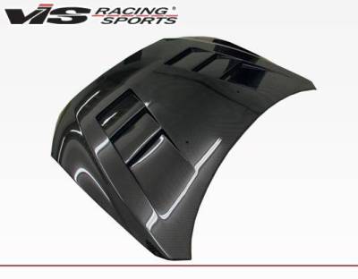 VIS Racing - Carbon Fiber Hood Terminator Style for Mitsubishi EVO 10 4DR 2008-2015 - Image 2