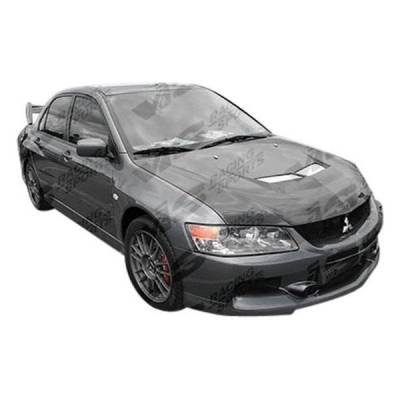 Carbon Fiber Hood Invader 2 Style for Mitsubishi EVO 9 4DR 2006-2007