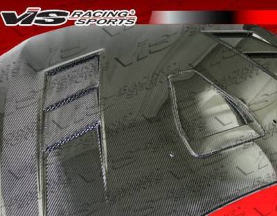 VIS Racing - Carbon Fiber Hood Terminator GT Style for Mitsubishi Lancer 4DR 2008-2017 - Image 4