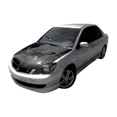 Carbon Fiber Hood EVO Style for Mitsubishi Lancer 4DR 2004-2007