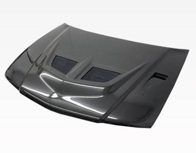 VIS Racing - Carbon Fiber Hood EVO Style for Mitsubishi Mirage (JDM) W/B 4DR 1997-2001 - Image 2