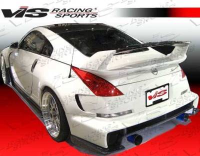 VIS Racing - Carbon Fiber Mid Deck Spoiler AMS Style for Nissan 350Z 2DR 2003-2008 - Image 2