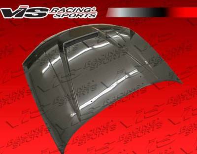 VIS Racing - Carbon Fiber Hood Invader Style for Nissan Maxima 4DR 2000-2003 - Image 3