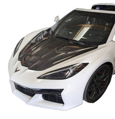 VIS Racing - Double Sided Carbon Fiber Hood Apex Style for Chevrolet Corvette C8 2020-2024 - Image 2