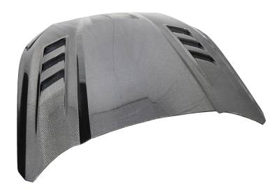 VIS Racing - Double Sided Carbon Fiber Hood Terminator Style for Ford Mustang 2024-2025 - Image 3